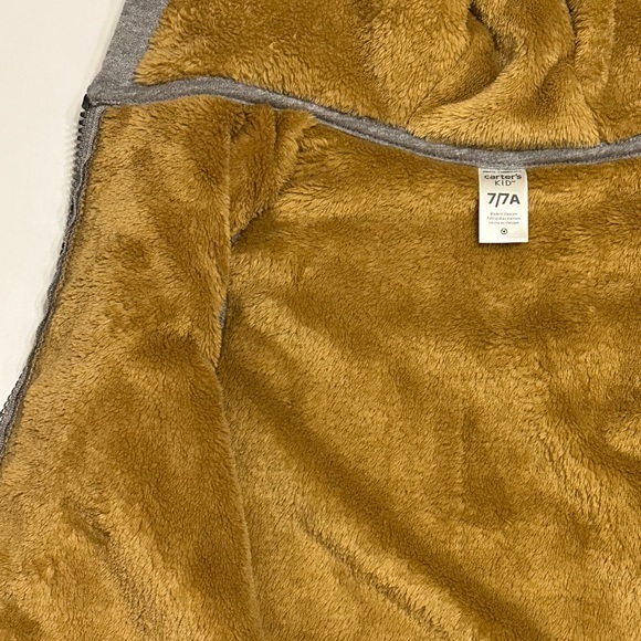 Carters Kids Zip-Up Fleece Hoodie - Picture 6 of 6